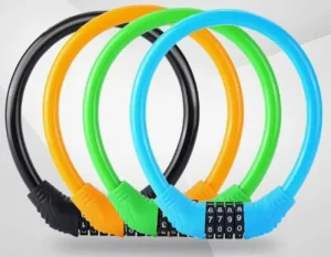 High Quality of the Bike Lock Heavy Duty Bicycle Locks Anti Theft with 4 Digit Resettable Combination Cycling Cable Lock