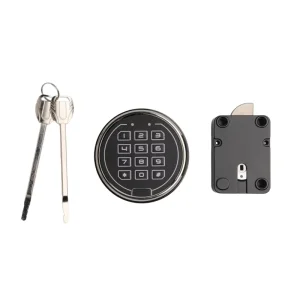 High Safety Motor Driven Digital Safe Lock Zinc Alloy Time Delay Function Fully Automatic Smart Gun Safes Locks