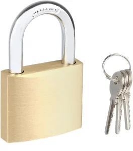 High Security 40mm Brass Padlock for Door Fence Warehouse