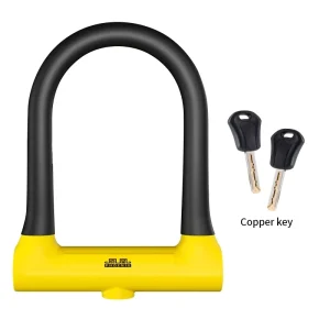 High Security Bicycle U Lock with Key