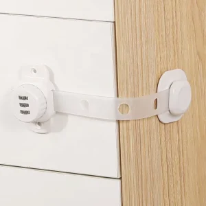 High Security Cabinet Locks & Straps with Easy Adjustment New Design for Oven Refrigerator Toilet Drawer Child & Adult Friendly