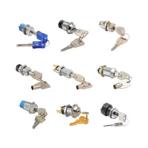 High Security Durable Key Lock Switch for Industrial and Commercial Applications Easy to Install and Use Lock Cylinder