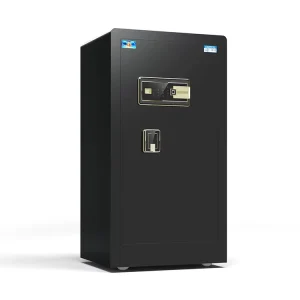 High Security Electronic Digital Fingerprint and Key Lock Safe Box for Money Storage