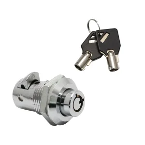 High Security Industrial Cabinets Locks MS303 19mm Zinc Alloy Die casting Cam Lock with Waterproof Backing Plate