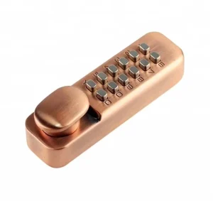 High Security Mechanical Combination Code Push Button Keyless Door Lock