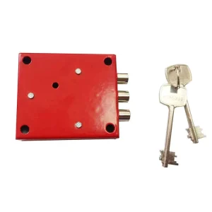 High Security Red Color 1 Key Mechanical Combination Safe Lock for ATM and Safe Box Lock for Fire Safe