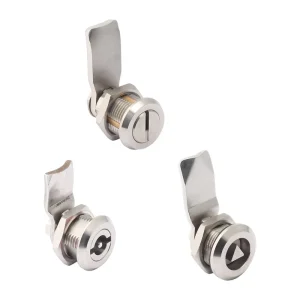 High Security Stainless Steel Industrial Lock Cylinder Quarter Turn Tubular Cam Locks Tool for Distribution Cabinet