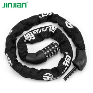 High Security Steel Combination Chain Lock 120 cm for Bicycle