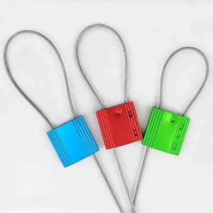 High Security Tamper Evident Cargo Cable Seal Self Lock Heavy Duty Security Cable Seals