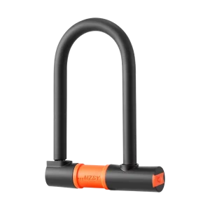 High Security Waterproof Alloy Steel U Lock with Key for Bicycle and Motorcycle