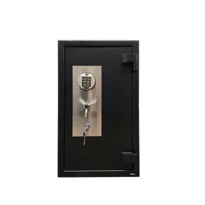 Home Storage Fingerprint Lock Home Gun Safe with Black 3-spoke Handle