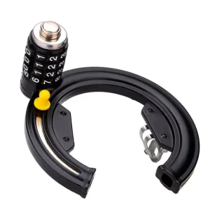 Horseshoe Iron U-Shaped Bicycle Frame and Wheel Lock with Keys