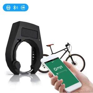 Horseshoe Smart Bike Lock with Alarm, Bluetooth, RFID, Wireless Unlock, and IP67 Waterproof Protection