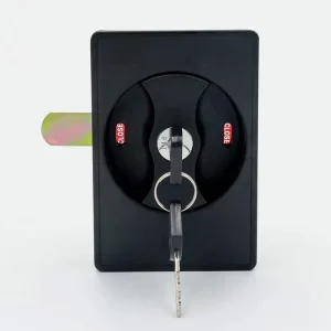 Hot Selling Anti Theft Filing Cabinet Double End Knob Dense Shelf Square Panel Lock Key Double Door Metal Cabinet Door Lock