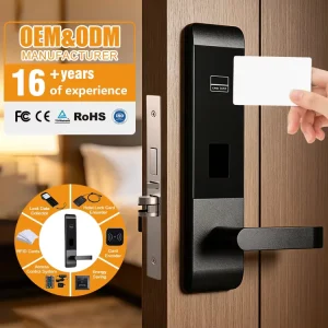 Hotel Intelligent One Way Smart Rfid Key Card Network Automatic Door Locks Management Systems
