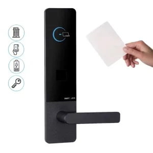 Hotel Lock Software Management System with RFID Reader Smart Door Lock and Memory Card for Wood Aluminum Doors Guest Room Access