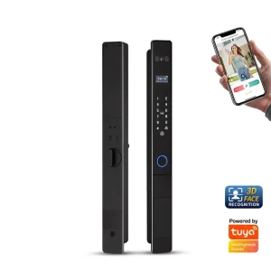 IP65 Multifunction Digital Password Identify Outdoor Electronic Front Door Lock Biometric Fingerprint Tuya App Smart Door Lock