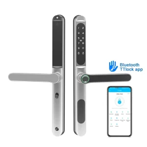 IP65 Waterproof BLE Wireless Digital Smart Fingerprint Door Lock for Aluminum Door