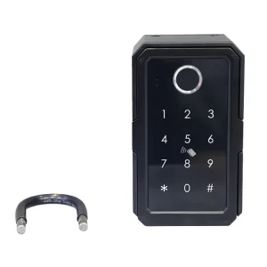 IP65 Waterproof Smart Large Key Safe Lock Box TTLock Tuya App for Portable Outdoor Feature Wood Door Memory Card Access Cloud