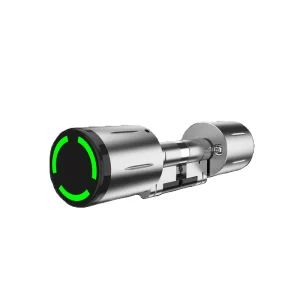 IP65 Waterproof Smart Lock with Cylinder Tuya App Fingerprint RFID Card Key WiFi for Glass Door