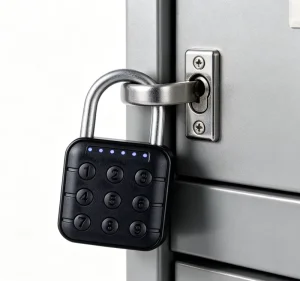 IP67 Waterproof Safe Security Keyless Small Stainless Steel Zinc Alloy Padlock CE FCC RoHS Certified Smart Password Padlock OEM