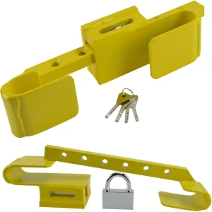 ISO Door Security Lock for Shipping Container Q235B Sea Lock 4 Keys Adjustable Anti theft for 20ft 40ft Cargo Container