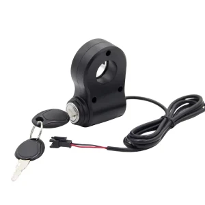 Ignition Lock Electric Kick Scooter Starter Switch with Keys Plastic Replacement Parts