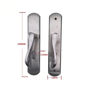 Indoor Mechanical Door Lock with Key-Operated Handle for Wood Doors AEJX07