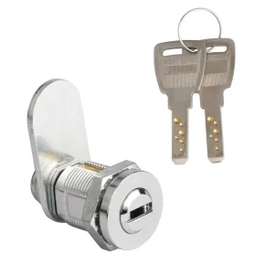 Industrial Cabinet Lock Zinc Alloy Quarter Turn Cam with Cylinder Key Unlock Way