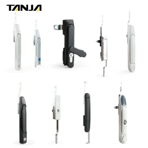Industrial Door Zinc Alloy Spray Electric Connecting Rod Lock Cabinet Lock for Food Packaging Machinery Handle Lock