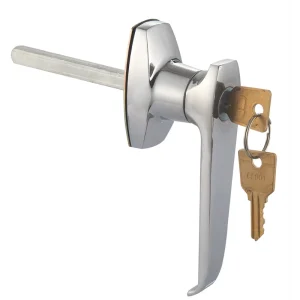 Industrial Entrance Door Locks with Anti Theft Feature Zinc Alloy Lock Plate with Positioning Point and Twist Handle