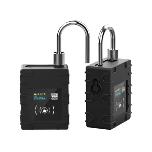 Industrial GPS Padlock with 4G Connectivity Remote Unlock BLE Access Real Time Location for Supply Chain Security