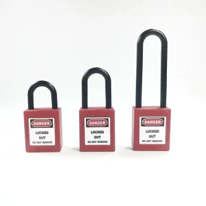 Industrial Loto Insulated Nylon Shackle Safety Lock Lock out Padlock
