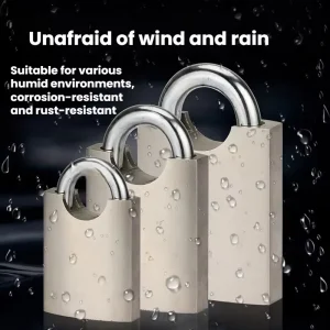 Industrial Safety Anti Theft Durable Polished Iron Padlock NO25 40 70mm Dustproof with Key Unlock Customizable