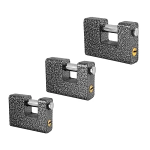 Industrial Safety Rectangular Padlock Covered Iron Body Waterproof Design High Security Container Seal Lock for Outdoor Use