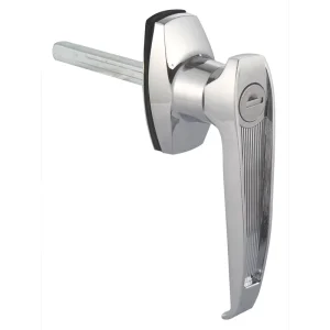 Industrial Zinc Alloy Chrome Plated Key Unlock High Safety Electrical Cabinet Lock Box Transformer Hinge Mechanical Door Lock