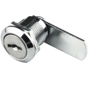 Industrial ZincAlloy Cam Lock with Bright Chrome Plating High Feedback Lock Cylinder L R Use for Machinery Distribution Boxes