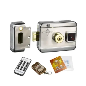 Intelligent Electric Door Lock with Remote Control and Card Reader