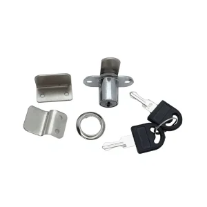 Iron 201 Cam Lock with Regular Key for Glass Cabinets and Drawers