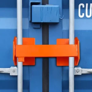 JH Mech Cargo Door Lock Use with Cam Bar Style Shipping Container Locks Semi Trailers Orange Steel Container Door Lock
