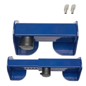 JH Mech Cargo Door Lock for Van and Semi Trailer Security Keyed Heavy Duty Blue Steel Container Door Lock