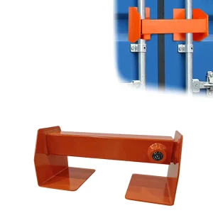 JH Mech Heavy Duty Cargo Door Lock Anti Theft Rust Proof Key Lock Adjustable Trailers Orange Steel Container Door Lock