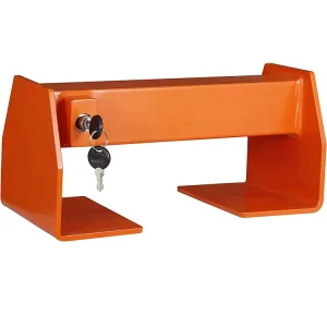 JH Mech Portable Cargo Door Lock Heavy Duty Adjustable Max Length 20.5” Orange Metal Container Lock