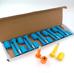 JHB005 High Security Bolt Seals Tamper Proof Disposable Container Locks with Steel Core and ISO Compliant
