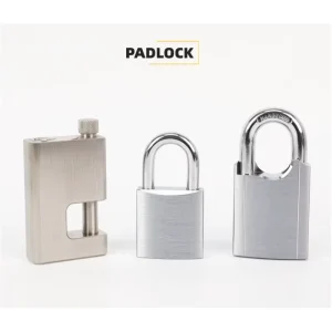 JIXIN Out Industrial Copper Safety Padlock 38mm Security Lockout Stainless Steel Shackle