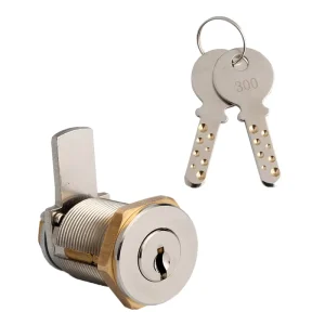 JK628 High-Security Hidden Cabinet Cam Lock Mini Brass Tubular Cam Lock with Key