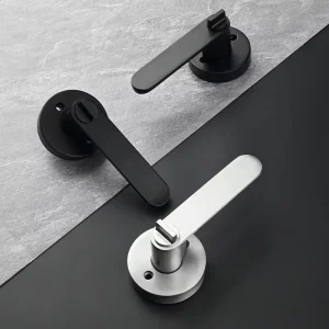 Jin Yingxin American style Three Bar Lock Privacy Lever Handle Lock for Interior Bedroom Bathroom Doors Mechanical Keyless