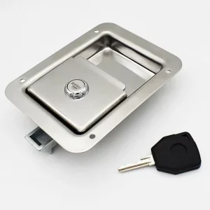 Jucro DL10A 140 Industrial High quality Polished Stainless Steel Electrical Cabinet Panel Lock ANSI Grade 3 2 Keys