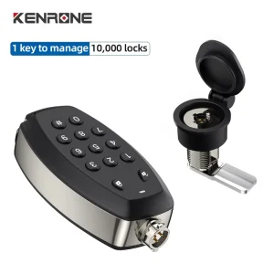 KENRONE Passive Zinc Alloy Digital Cam Lock for Industrial Cabinet Equipment Enclosure Distribution Box Offer Solutions