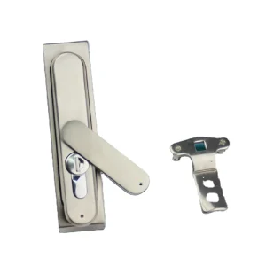 KUNLONG Modern Industrial Distribution Electric Box Cylindrical Lock Multi Point Latch Panel Steel Zinc Alloy Cabinet Lock 50mm